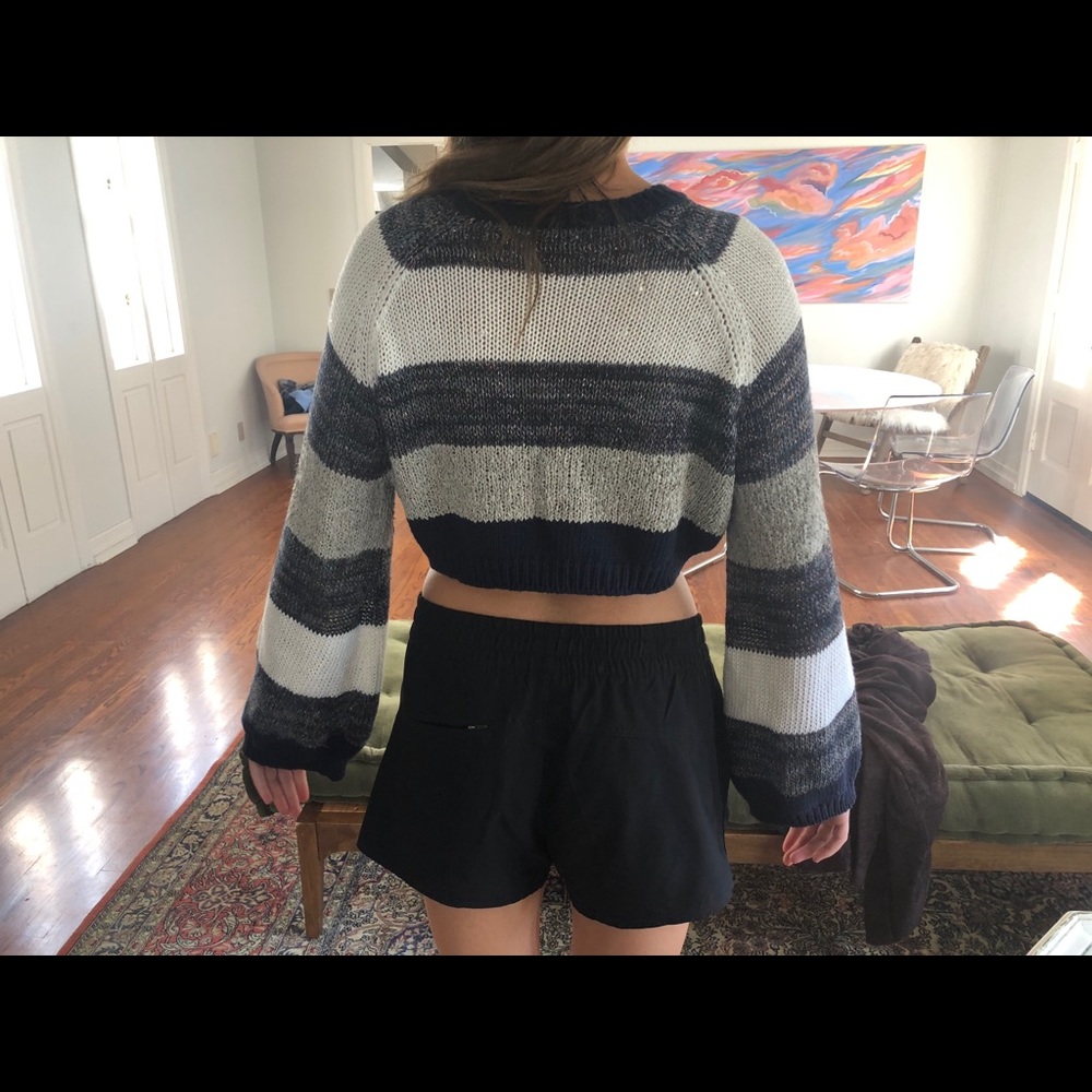 Brunello cucinelli cropped knit sweater
